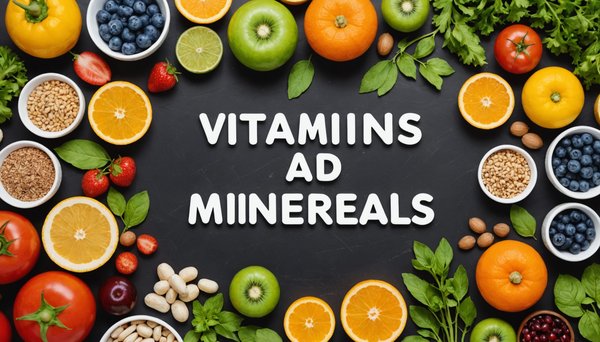 Vitamines et minéraux : indispensables pour un mode de vie sain